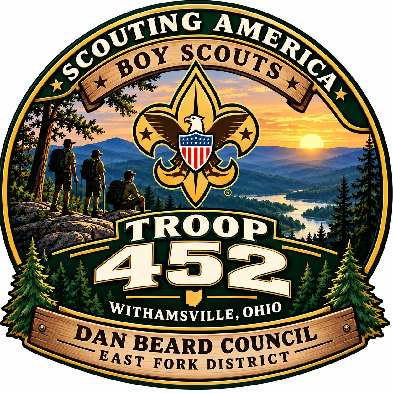 Troop 452 logo